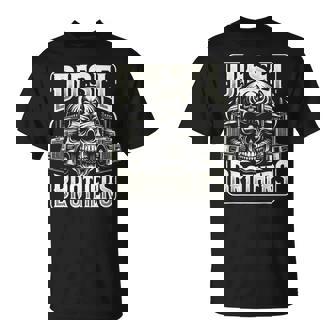 Diseño Robusto De Calavera Big Rigs De Diesel Brothers Camiseta unisex - Regaloses