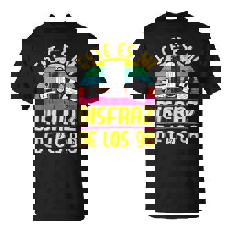 Disfraz Años 90 90S Outfit 90S Costume Niña Cassette Camiseta unisex - Regaloses