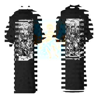 Disfraz De Ángel San Patrono San Miguel Arcángel Camiseta unisex - Regaloses