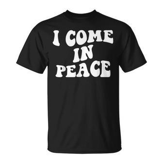 Disfraz De Pareja I Come In Peace Im Peace Para Hombre Y Camiseta unisex - Regaloses