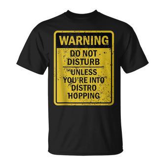 Distro Hopping Joke Meme For Men Women Tank Top T-Shirt - Monsterry