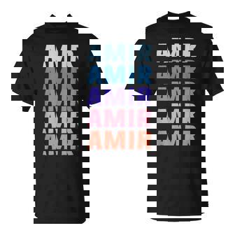 Divertido Regalo Nombre Amir Personalizado Primer Nombre Camiseta unisex - Regaloses