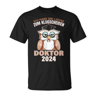 Doctor 2024 Graduation PhD Graduation Party Doctorate T-Shirt - Geschenkecke