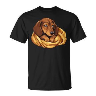 Dog Dachshund Official Favourite Sleeping Dachshund T-Shirt - Geschenkecke