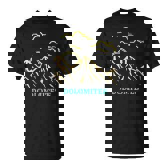 Dolomites Mountains Sunset T-Shirt - Monsterry