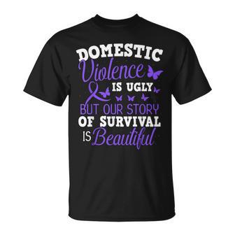 Domestic Violence Survivor Domestic Abuse Awareness T-Shirt - Monsterry CA