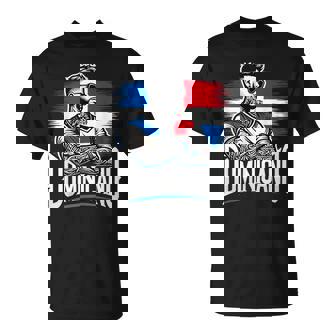 Dominicano Tattoo Style Dominican Man Proud Heritage T-Shirt - Monsterry