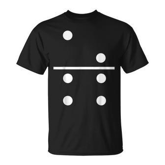 Domino Stein 2Ã4 Tile Stone Carnival Costume T-Shirt - Geschenkecke