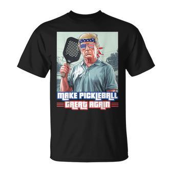 Donald Trump Make Pickleball Great Again Pickleball Players T-Shirt - Thegiftio UK