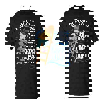 I Don't Climb The Corporate Ladder I Jump It Short Girl T-Shirt - Monsterry
