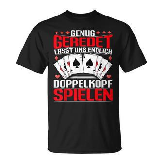 Doppelkopf Card Games Enug Geredet Lasst Uns Spielen S T-Shirt - Geschenkecke