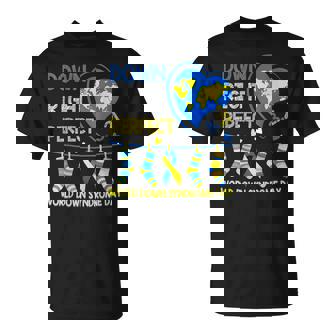 Down Right Perfect World Down Syndrome Awareness Day 2025 T-Shirt | Mazezy