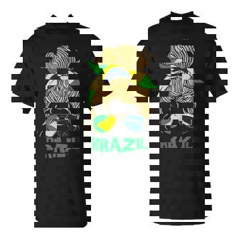 Drapeau Brésilien Brésil Pour Fille Pour Brasileira T-Shirt - Cadeauxyz