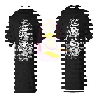 Drôle De Canard Pilote Mignon Canard Dans L'avion Aviation Humour T-Shirt - Cadeauxyz