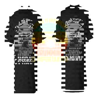 Drummer Bande Rock Musicien Né Pour Jouer De La Batterie T-Shirt - Cadeauxyz