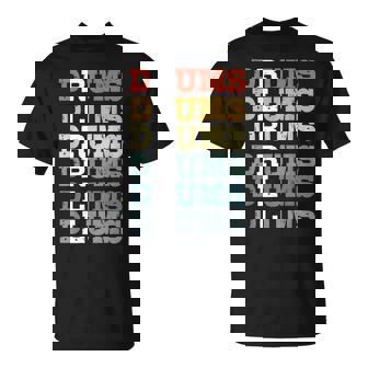 Drums Rudiment Paradiddle Diddle T-Shirt - Monsterry