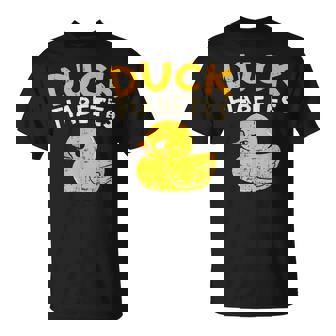 Duck Diabetes Adults Diabetes Awareness Black Small Short Sleeve Cotton Blend T-Shirt | Seseable CA