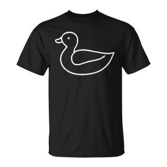 Duck Minimalism T-Shirt - Geschenkecke