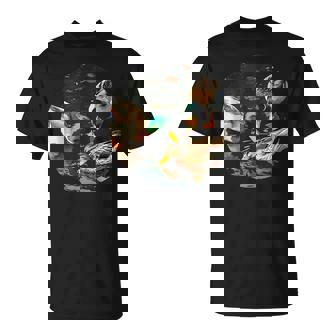 Ducks In Park Costume For Feeding Ducks Lovers Tank Top T-Shirt - Monsterry