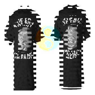 Earth Yin Yang Yoga Meditation Balance Earth Day Environment T-Shirt | Mazezy