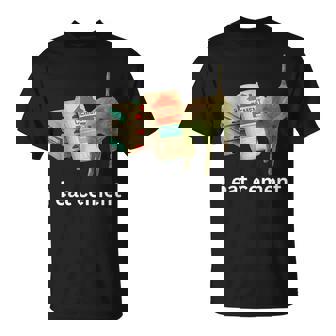 I Eat Cement Meme Cat T-Shirt | Mazezy