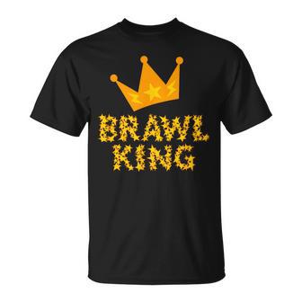 Eat Sleep Brawl King Geschenk Damen Herren Kinder Jungen T-Shirt - Geschenkecke