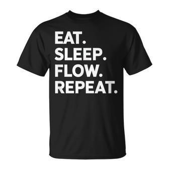 Eat Sleep Flow Repite Hip Hop Rap Camiseta unisex - Regaloses