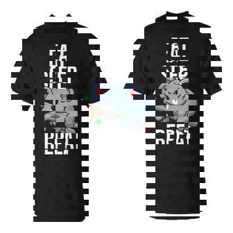 Eat Sleep Repeat Koala Bear Australien T-Shirt - Cadeauxyz