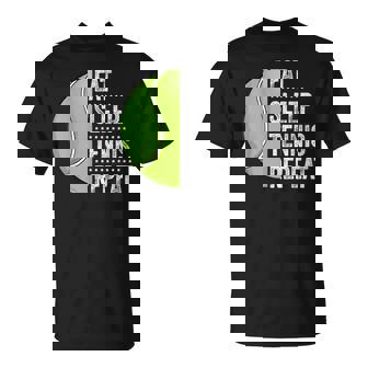 Eat Sleep Tennis Repeat Jugadores De Tenis Camiseta unisex - Regaloses