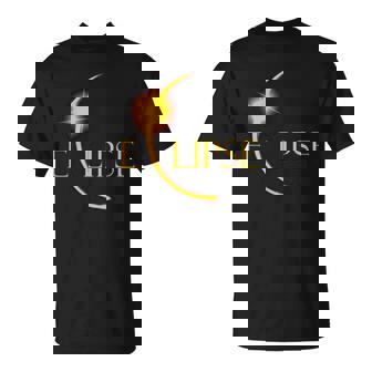 Eclipse Solar 8 De Abril De 2024 Eclipse Astronomía Camiseta unisex - Regaloses