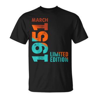 Edición Limitada 1951 Marzo 1951 Camiseta unisex - Regaloses