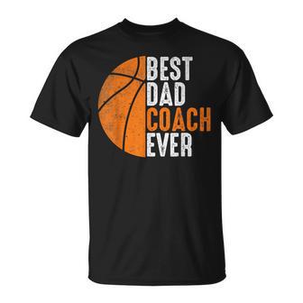 El Mejor Entrenador De Baloncesto Para Papá Del Día Del Padre Baloncesto Camiseta unisex - Regaloses