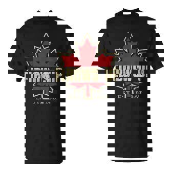 Elbows Up Canada True North Strong Free Proud Canadian T-Shirt | Mazezy