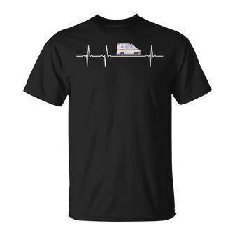 Emergency Automatic Heartbeat Paramedic Ambulance T-Shirt - Geschenkecke