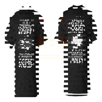 Engineer Not A Magician Mechanical Engineer T-Shirt - Monsterry