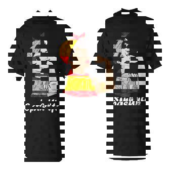 Esposa Esposa España Fuerte Español Orgullo España España España Camiseta unisex - Regaloses