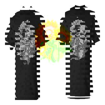 Esthétique Fleur Jaune Fleurir Fleur Amoureux De Tournesol T-Shirt - Cadeauxyz