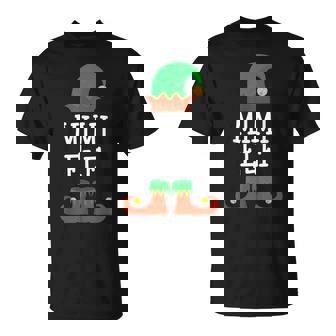 Family I'm The Mimi Elf Christmas Matching Pajama T-Shirt - Monsterry