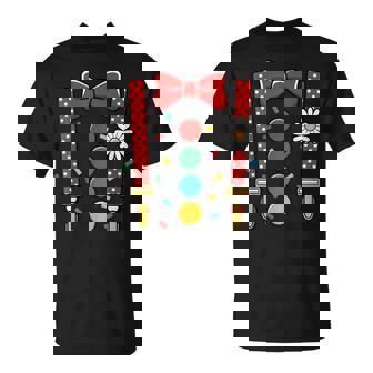 Fancy Dress Costume Women's Fancy Dress Carnival Clown Costume T-Shirt - Geschenkecke