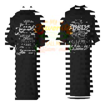 My Favorite People Call Me Glam Ma Floral Mother's Day T-Shirt - Seseable