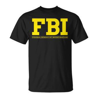 Fbi Federal Office For Investigation Officers 2-Sided T-Shirt - Geschenkecke