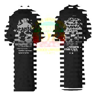 Febrero 1972 53 Años Hombre Cumpleaños Regalo Febrero 1972 Camiseta unisex - Regaloses