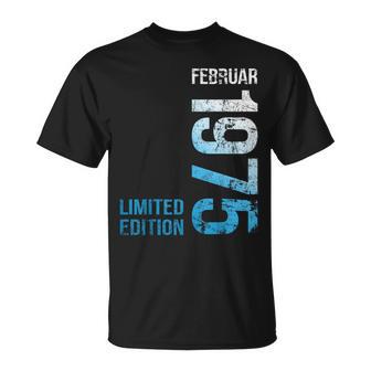 Februar 1975 Männer Frauen 50 Geburtstag Limited Edition 50 T-Shirt - Geschenkecke