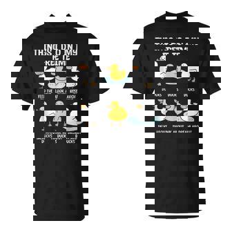 Feed Ducks Talk About Ducks Tank Top T-Shirt - Monsterry