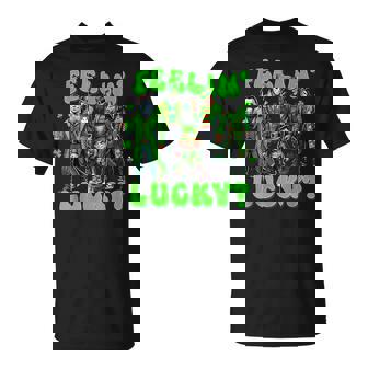 Feelin' Lucky St Patrick’S Day Horror T-Shirt | Mazezy