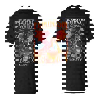 Feminism Dragon Burn The Patriarchy To The Ground Feminist T-Shirt - Seseable
