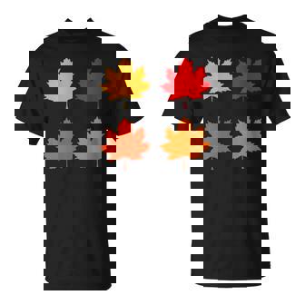 Feuilles Et Couleurs D'automne T-Shirt - Cadeauxyz