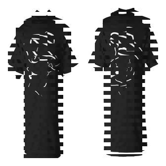 Figuras Abstractas Línea Diversión Dibujo Cara De Abstracto Camiseta unisex - Regaloses