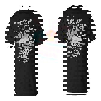 Find Your Pleasing Mushroom Bloom Flower T-Shirt - Monsterry