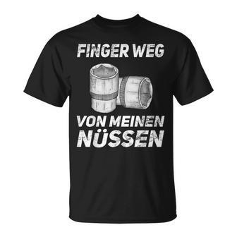 Finger Wegon Mein Nüs Car Mechanic Screwdriver S T-Shirt - Geschenkecke